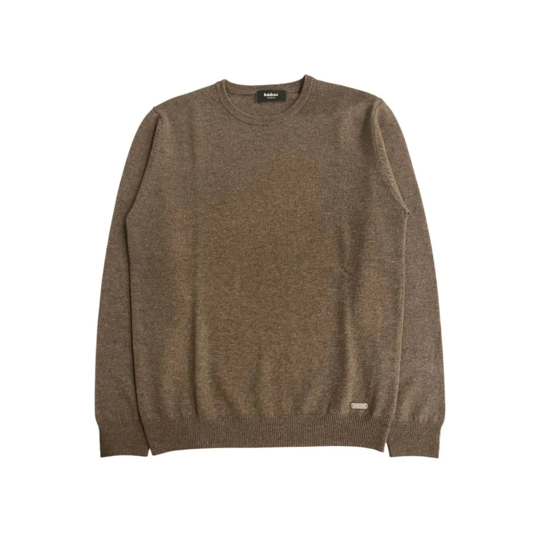 Baldinini Trend Brown Cashmere Men Sweater