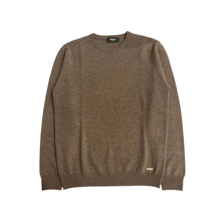Baldinini Trend Brown Cashmere Men Sweater
