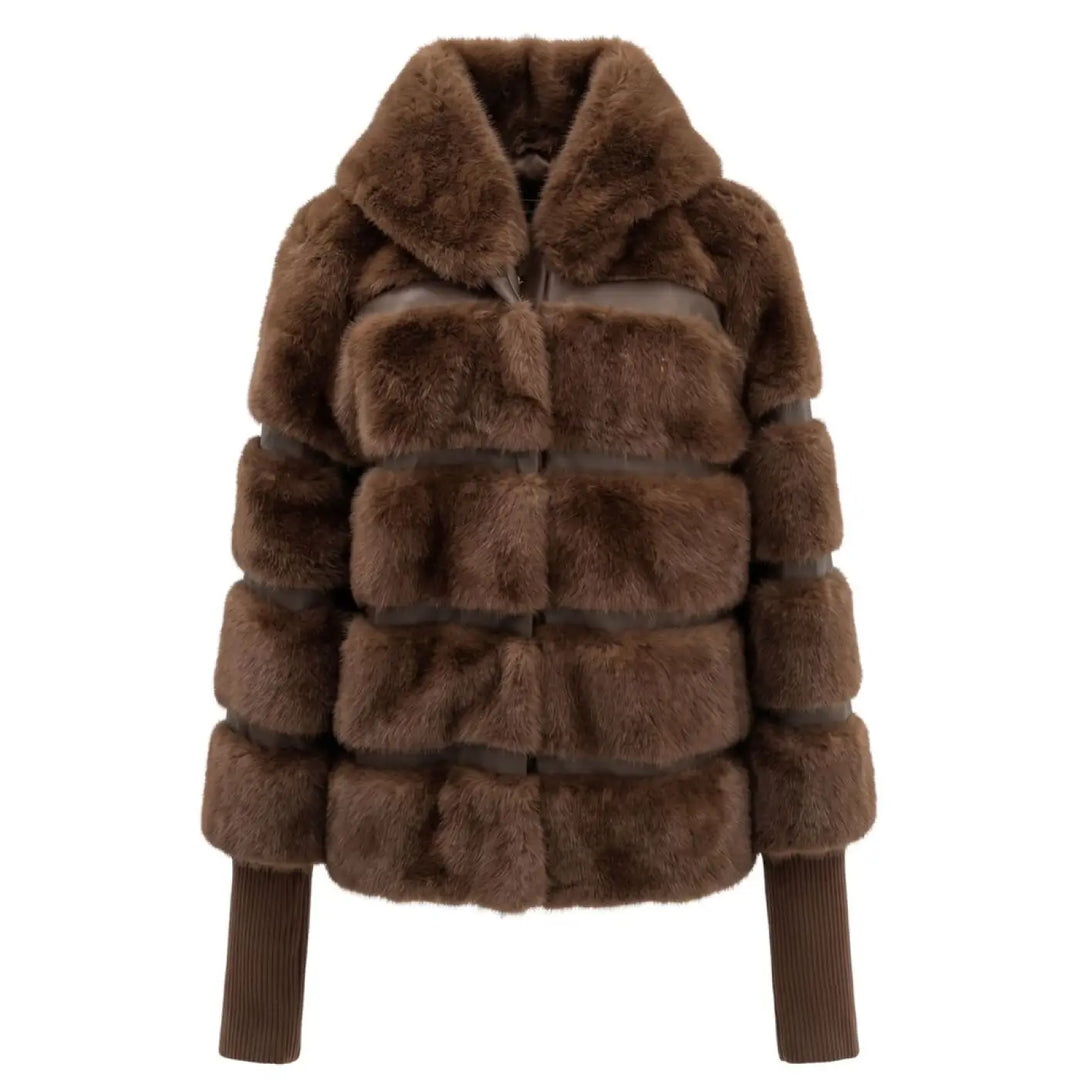 Baldinini Trend Brown Polyester Women Jacket