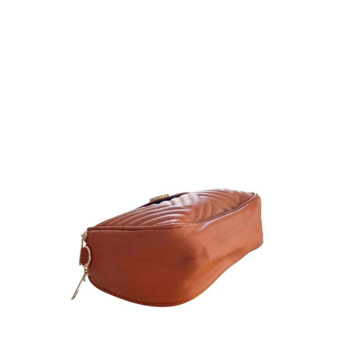 Baldinini Trend Brown Pu Women Crossbody Bag