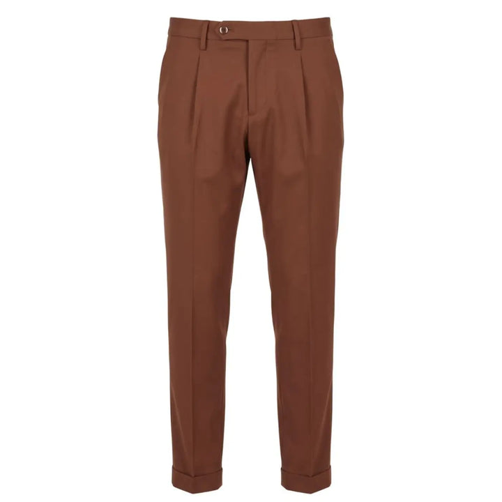 Baldinini Trend Brown Viscose Men’s Pant