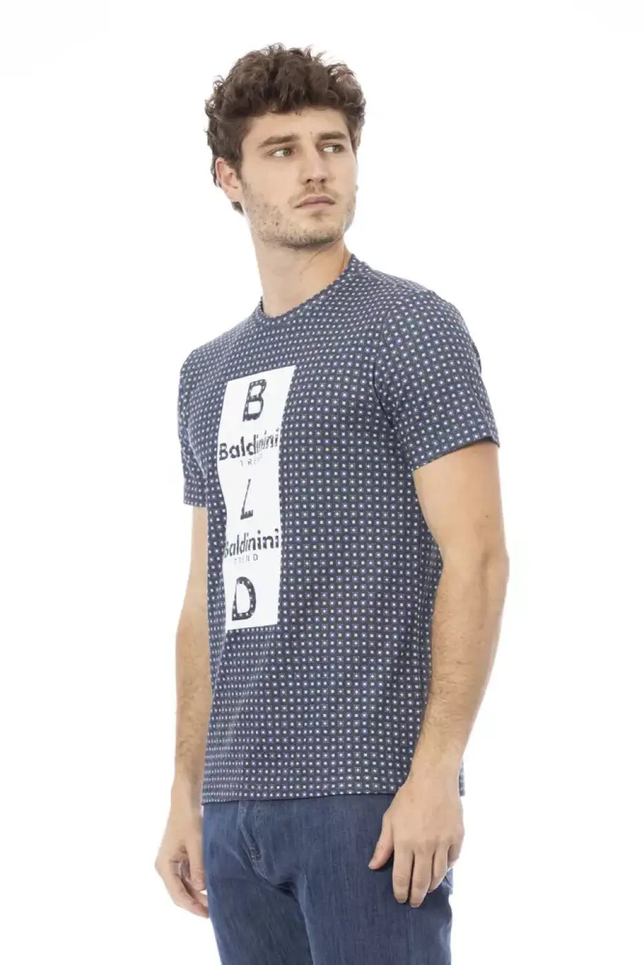 Baldinini Trend Gray Cotton T-Shirt