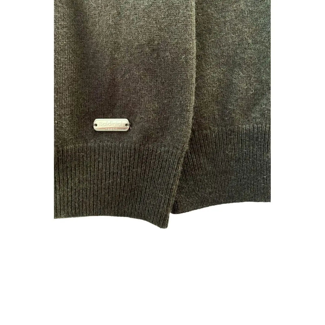 Baldinini Trend Green Cashmere Men Sweater