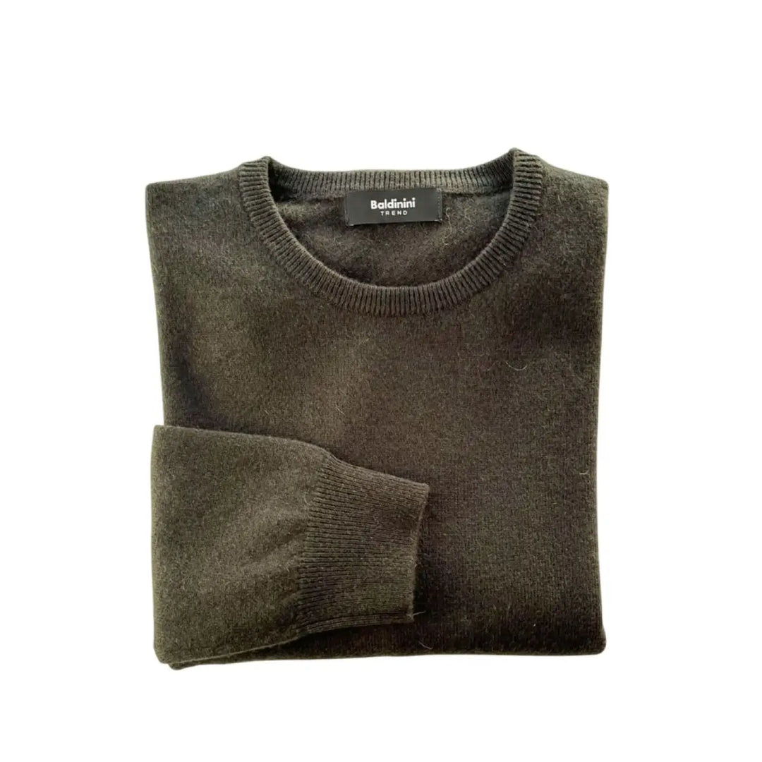 Baldinini Trend Green Cashmere Men Sweater