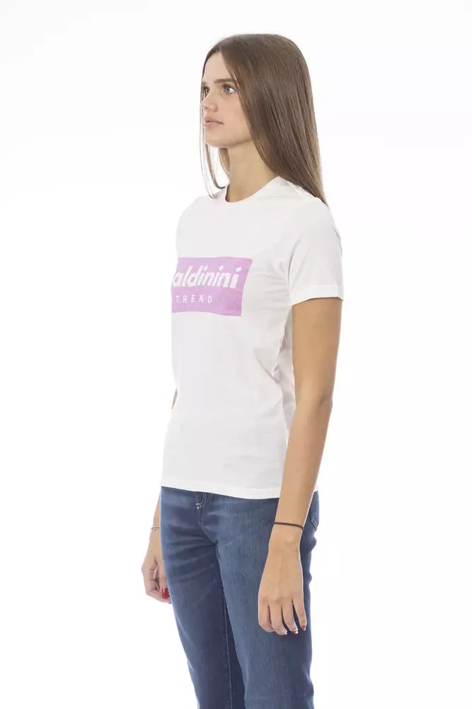 Baldinini Trend - White Cotton T-Shirt