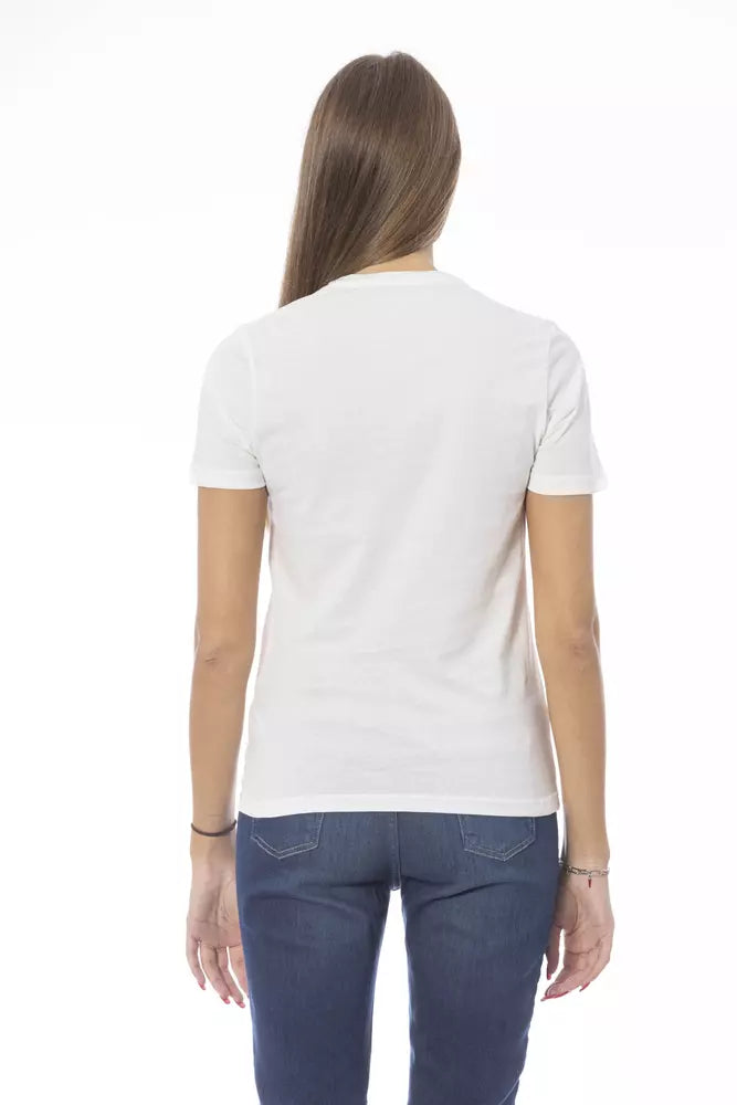 Baldinini Trend - White Cotton T-Shirt