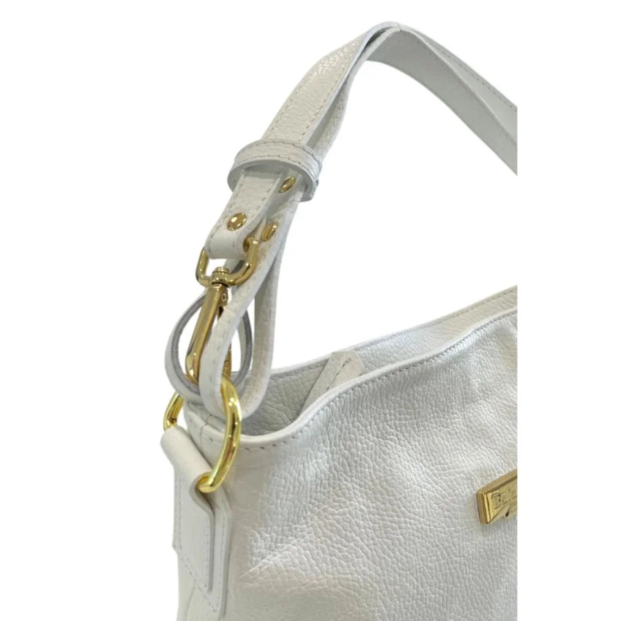 Baldinini Trend - White Cowhide Clutch Bag