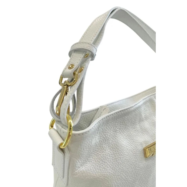 Baldinini Trend - White Cowhide Clutch Bag