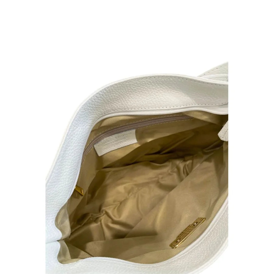 Baldinini Trend - White Cowhide Clutch Bag