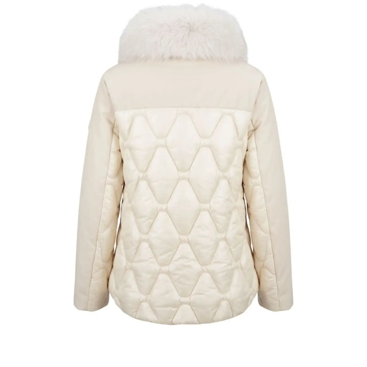 Baldinini Trend White Nylon Women Jacket