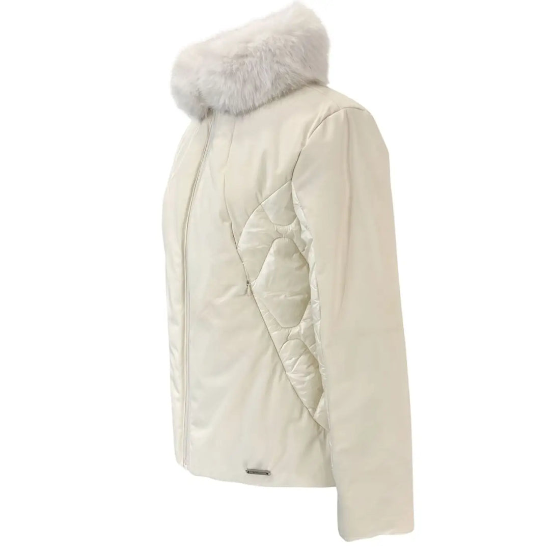 Baldinini Trend White Nylon Women Jacket