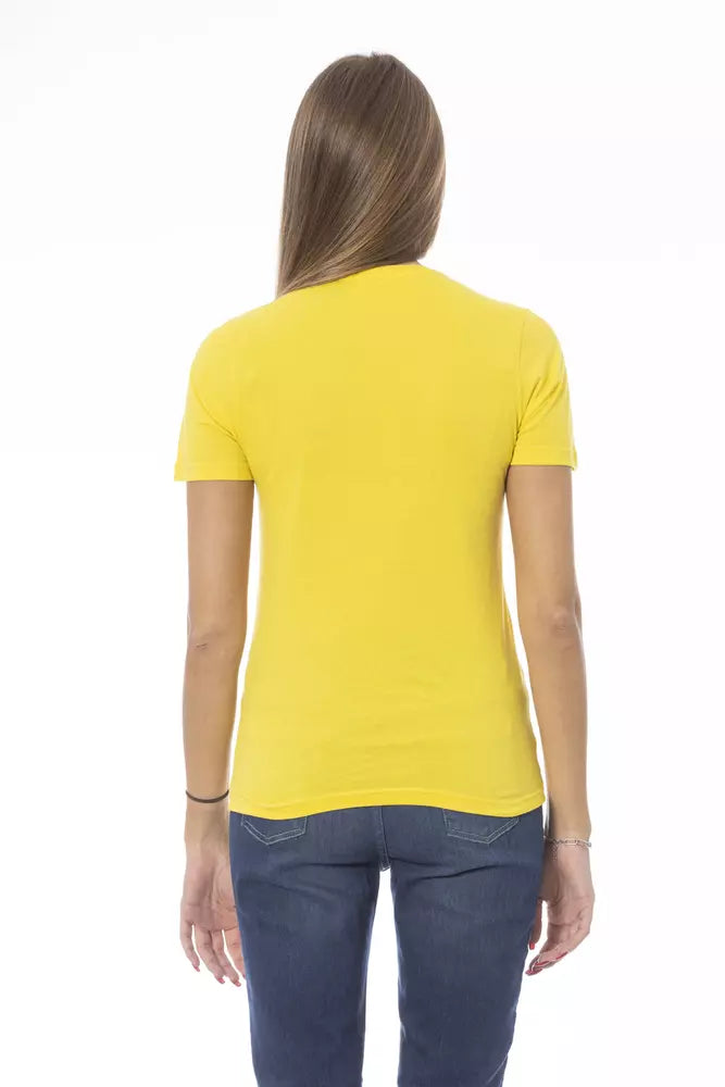 Baldinini Trend - Yellow Cotton Women T-Shirt