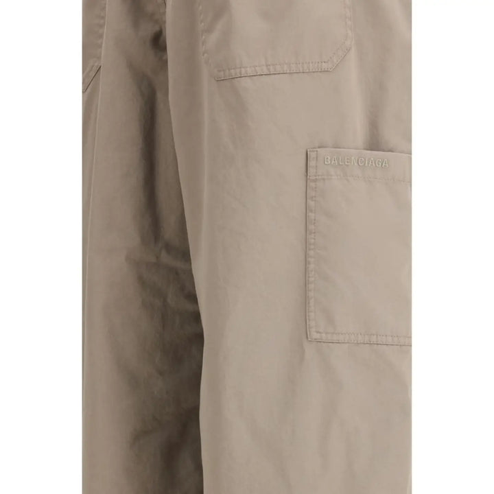 Balenciaga Beige Cotton Casual Pants