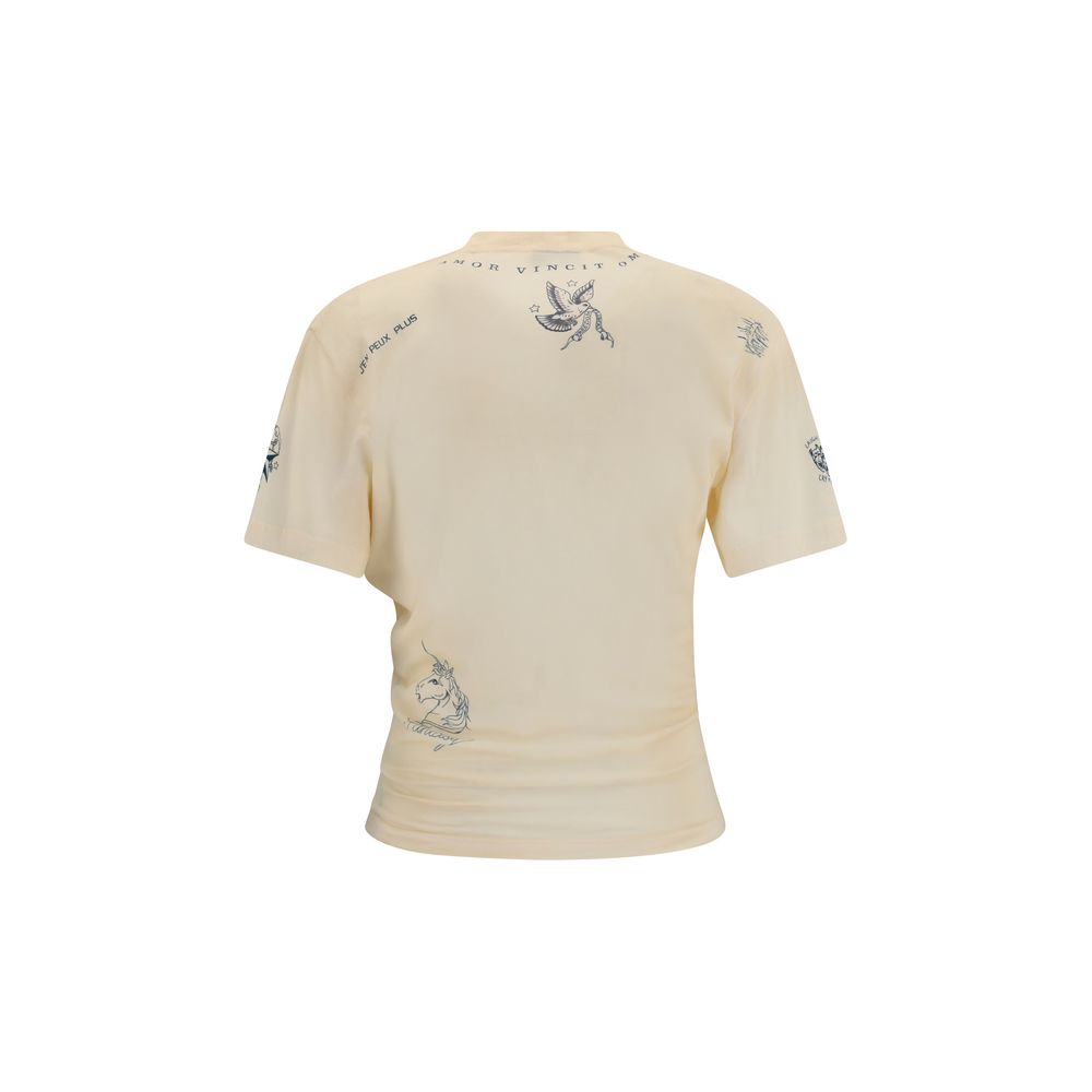 Balenciaga Beige Cotton T-shirt