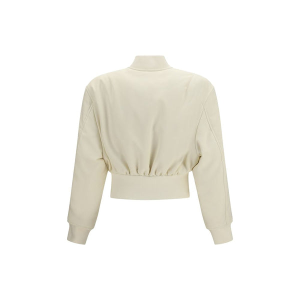 Balenciaga - Beige Polyester Bomber