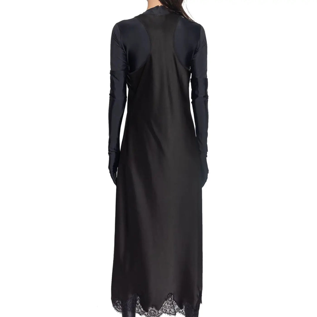Balenciaga Black Acetate Casual Dress