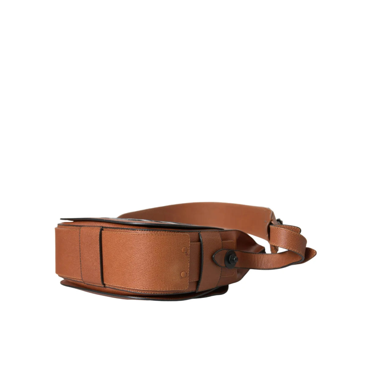 Balenciaga Black Brown Exotic Skin Crossbody Bag