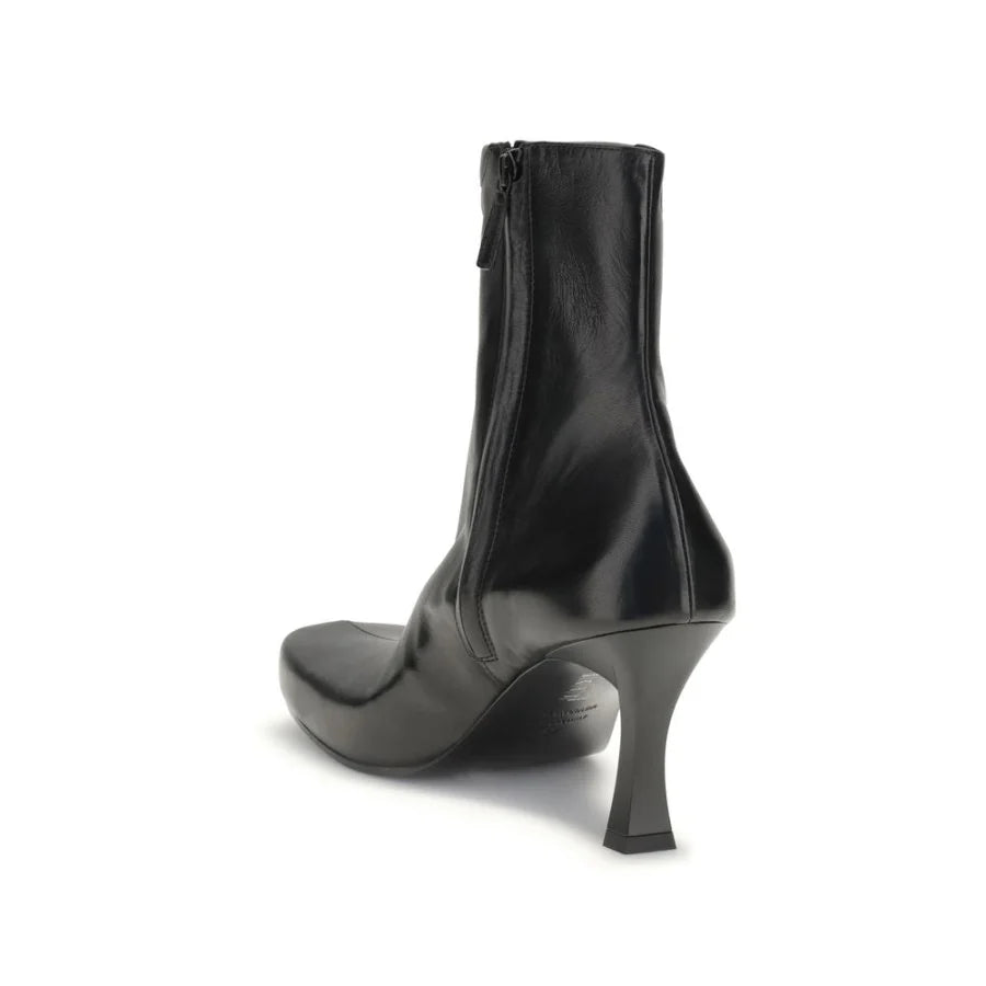 Balenciaga Black Calf Leather Bos Taurus Ankle Boots