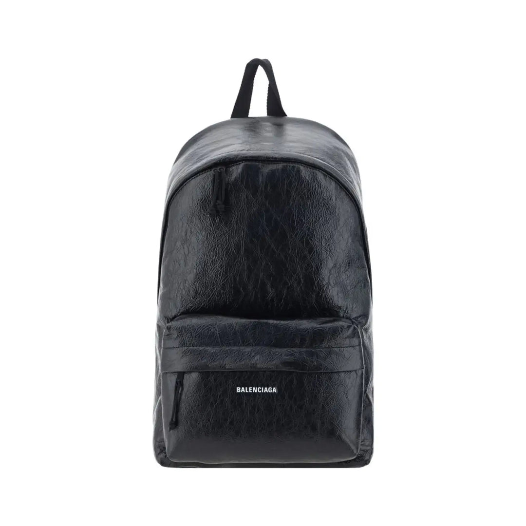 Balenciaga Black Calf Leather Bos Taurus Backpack