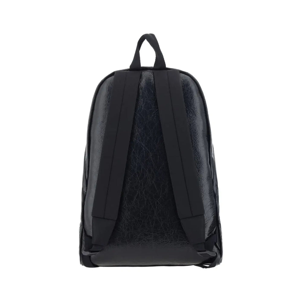 Balenciaga Black Calf Leather Bos Taurus Backpack