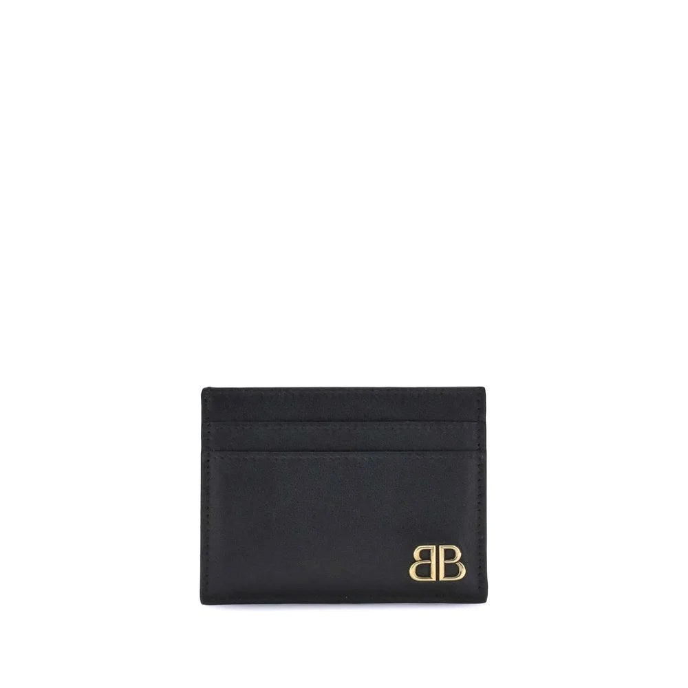 Balenciaga Black Calf Leather Bos Taurus Wallet