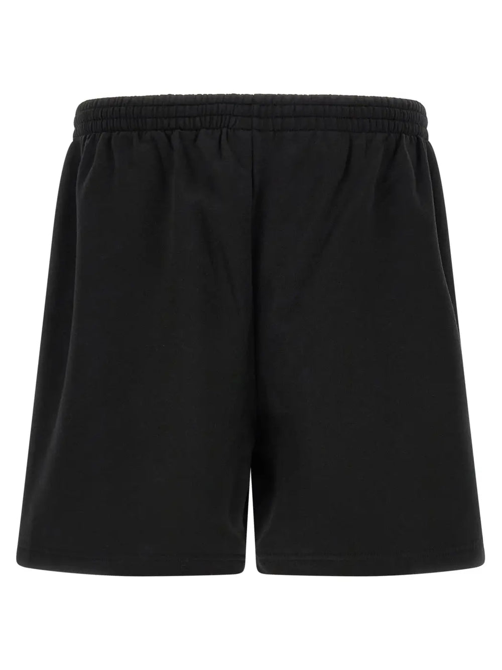 Balenciaga Black Cotton Bermuda Shorts