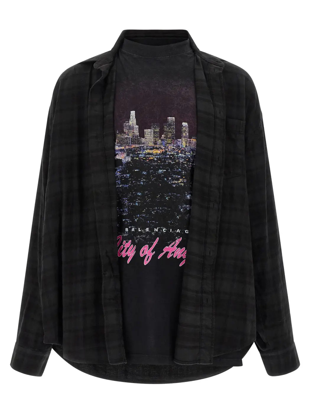 Balenciaga Black Cotton Blouse
