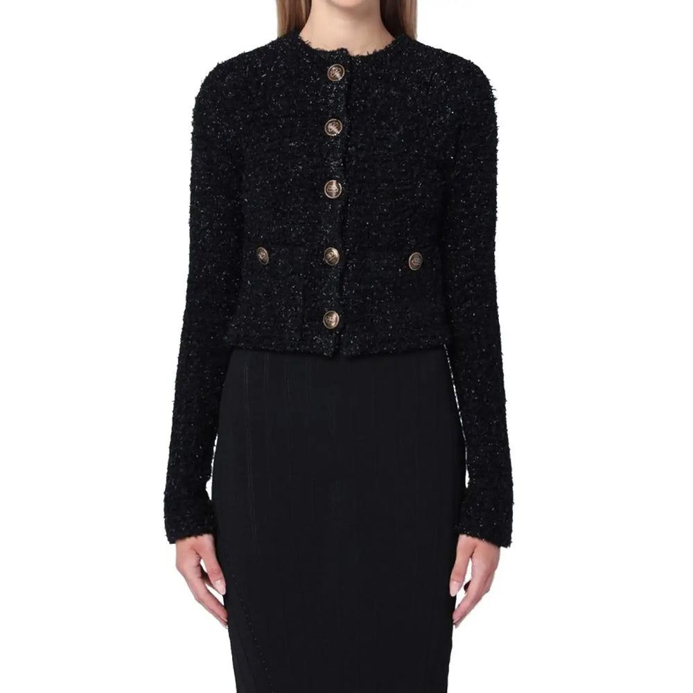 Balenciaga Black Cotton Cardigan