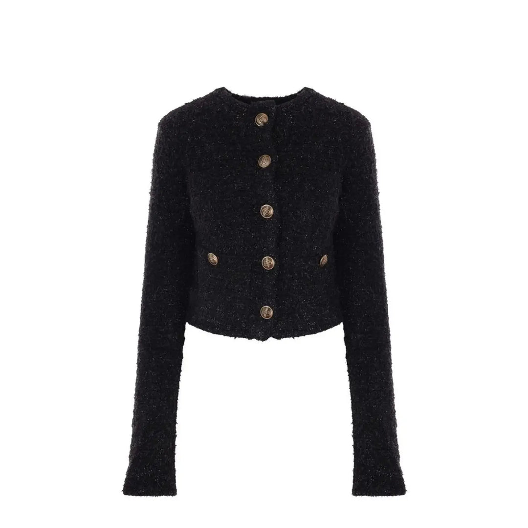 Balenciaga Black Cotton Cardigan