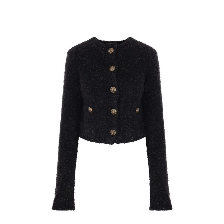 Balenciaga Black Cotton Cardigan
