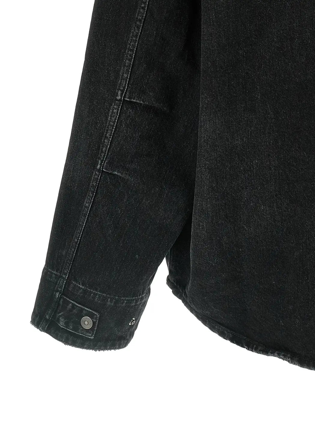Balenciaga Black Cotton Denim Jacket