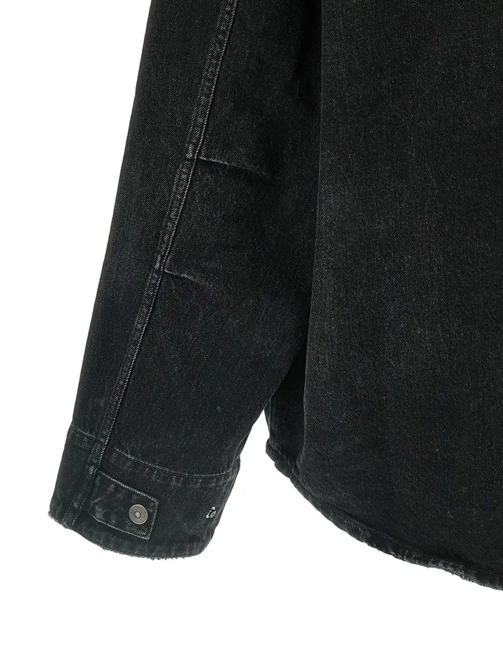Balenciaga Black Cotton Denim Jacket