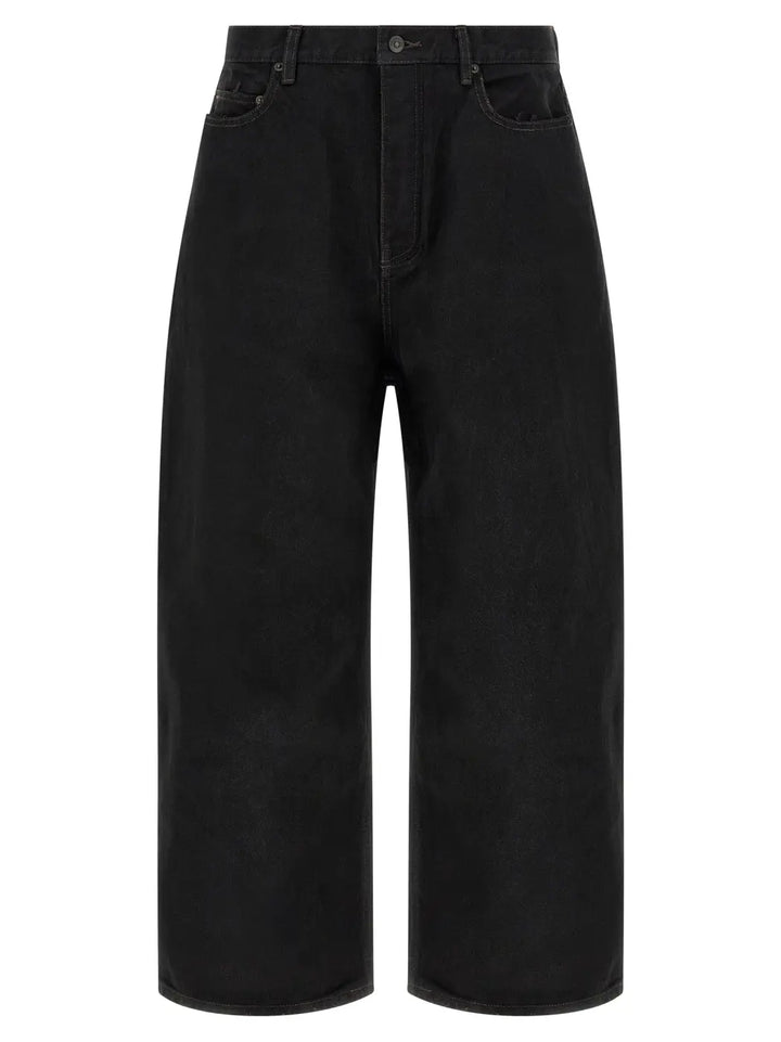 Balenciaga Black Cotton Jeans Denim