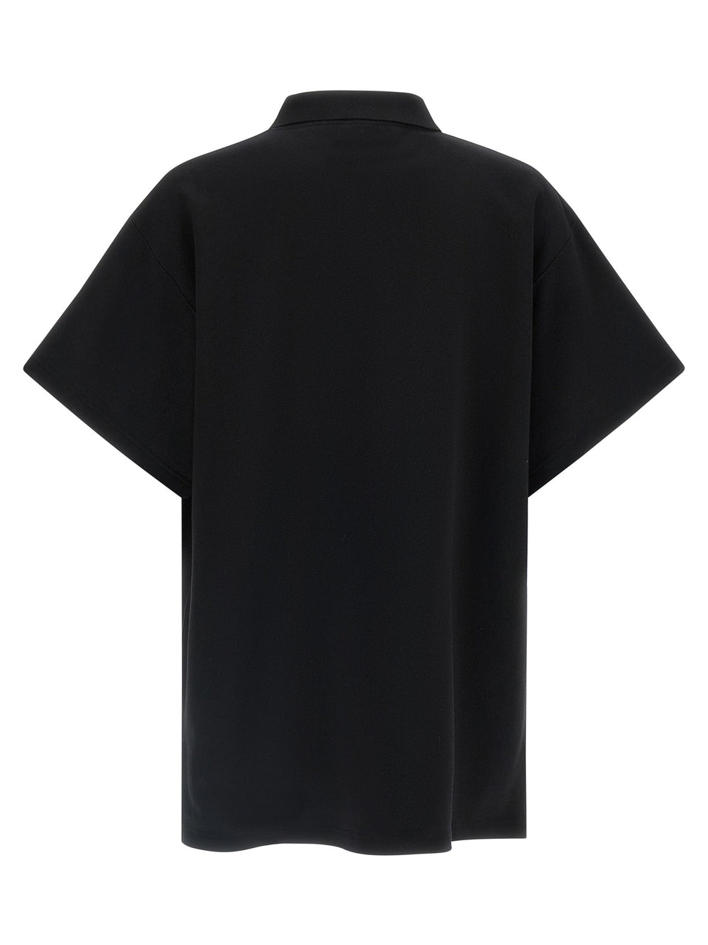 Balenciaga Black Cotton Polo Shirt