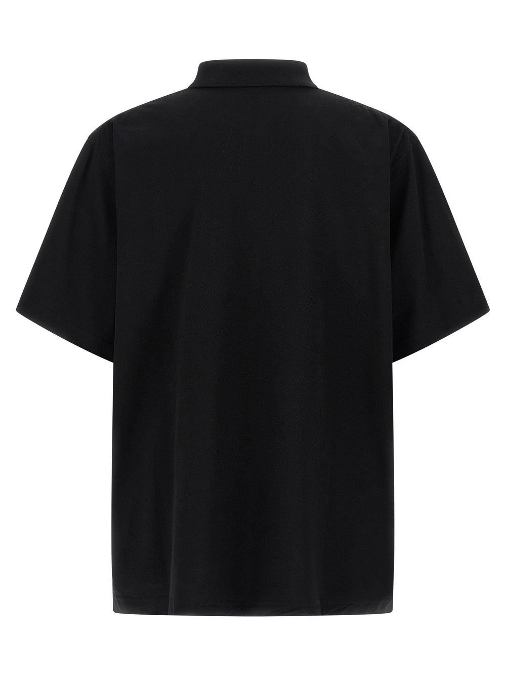 Balenciaga Black Cotton Polo Shirt
