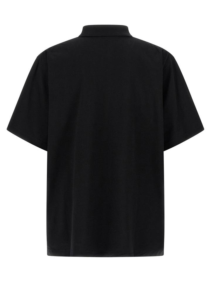 Balenciaga Black Cotton Polo Shirt