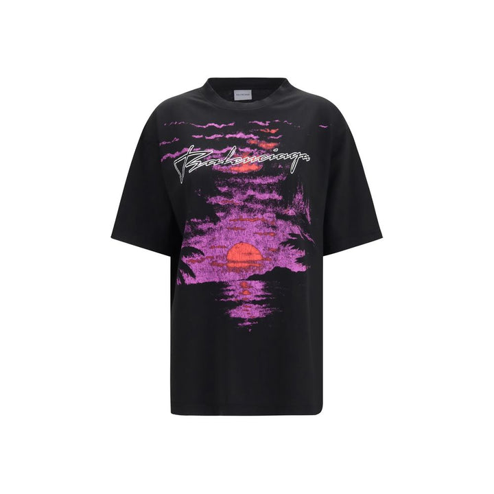 Balenciaga - Black Cotton T-Shirt