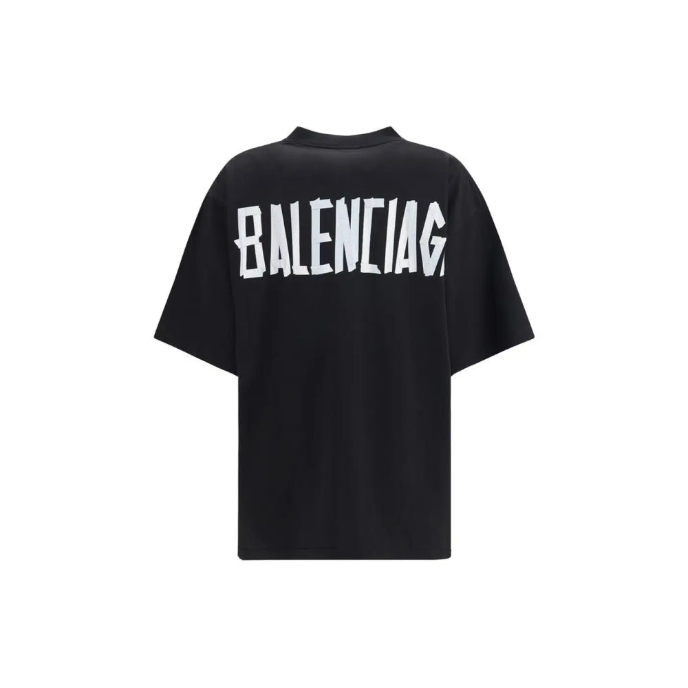 Balenciaga Black Cotton T-shirt