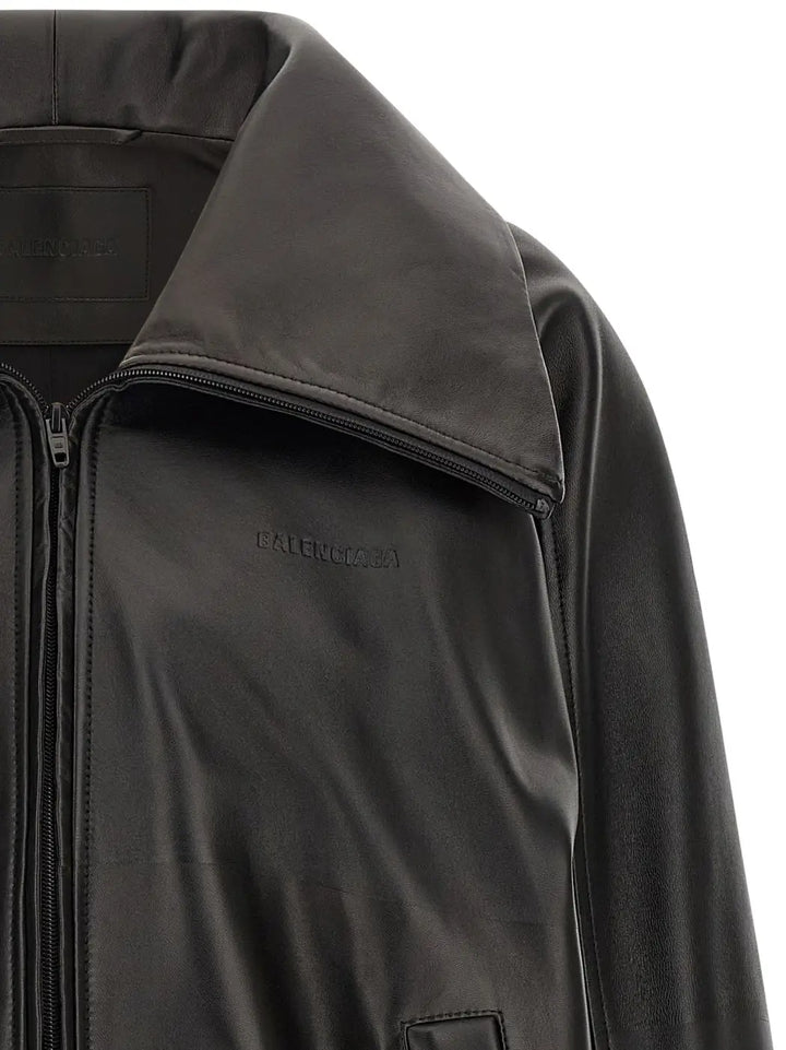 Balenciaga Black Lamb Leather Jacket