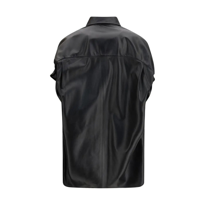 Balenciaga Black Lamb Ovis Aries Dress Shirt