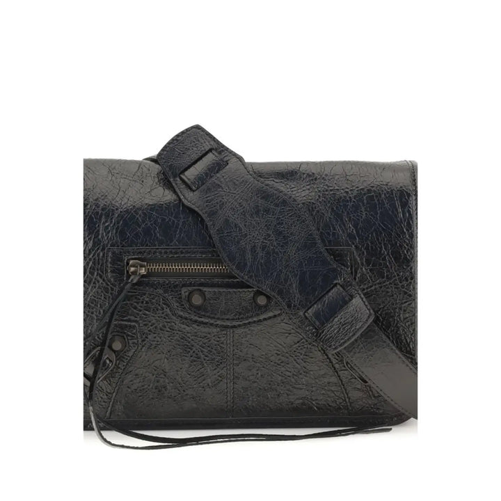Balenciaga Black Lamb Ovis Aries Shoulder Bag