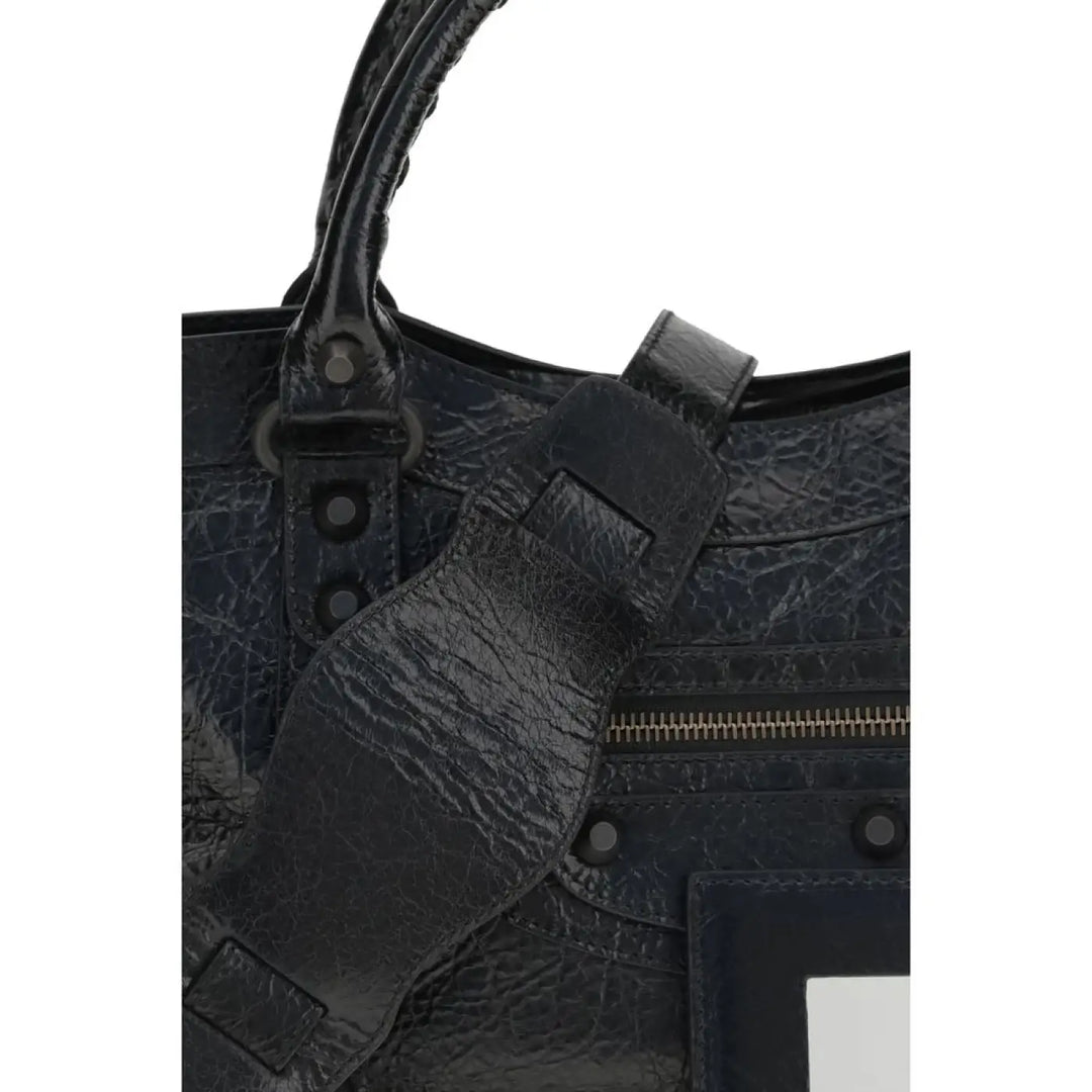Balenciaga Black Lamb Ovis Aries Shoulder Bag