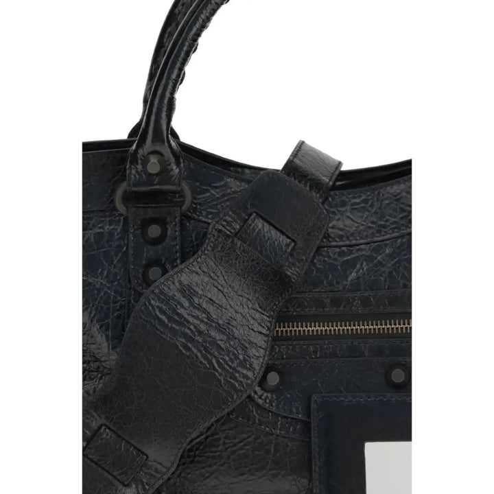 Balenciaga Black Lamb Ovis Aries Shoulder Bag