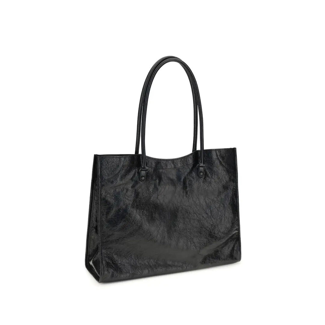 Balenciaga Black Lamb Ovis Aries Shoulder Bag