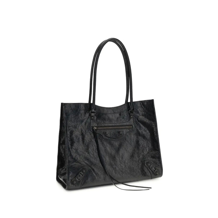 Balenciaga Black Lamb Ovis Aries Shoulder Bag