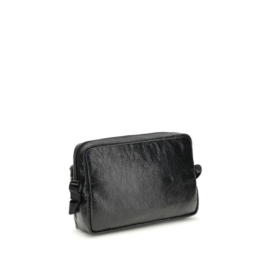 Balenciaga Black Lamb Ovis Aries Shoulder Bag