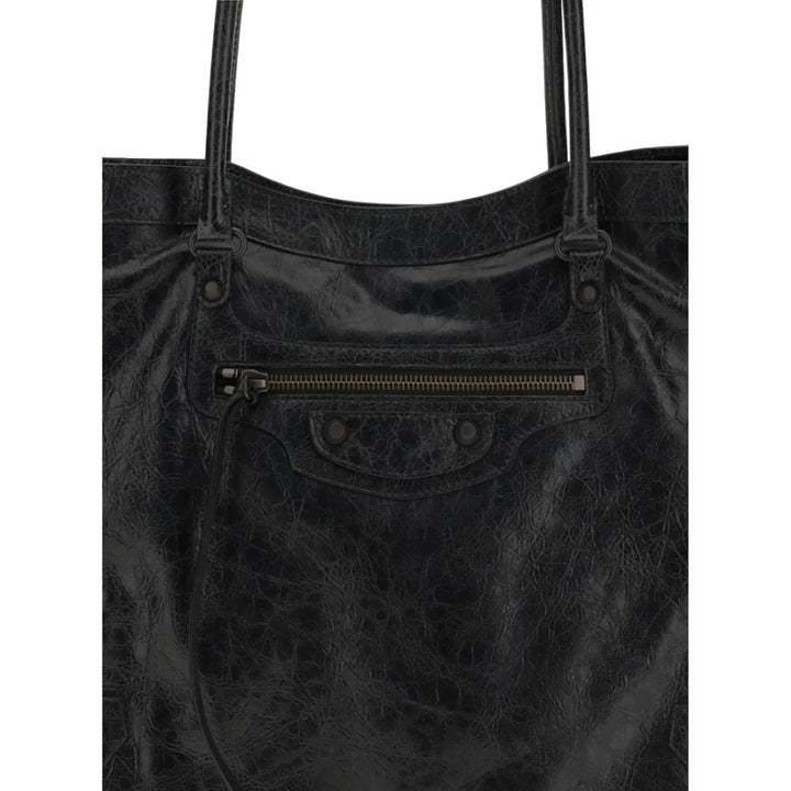 Balenciaga Black Lamb Ovis Aries Shoulder Bag