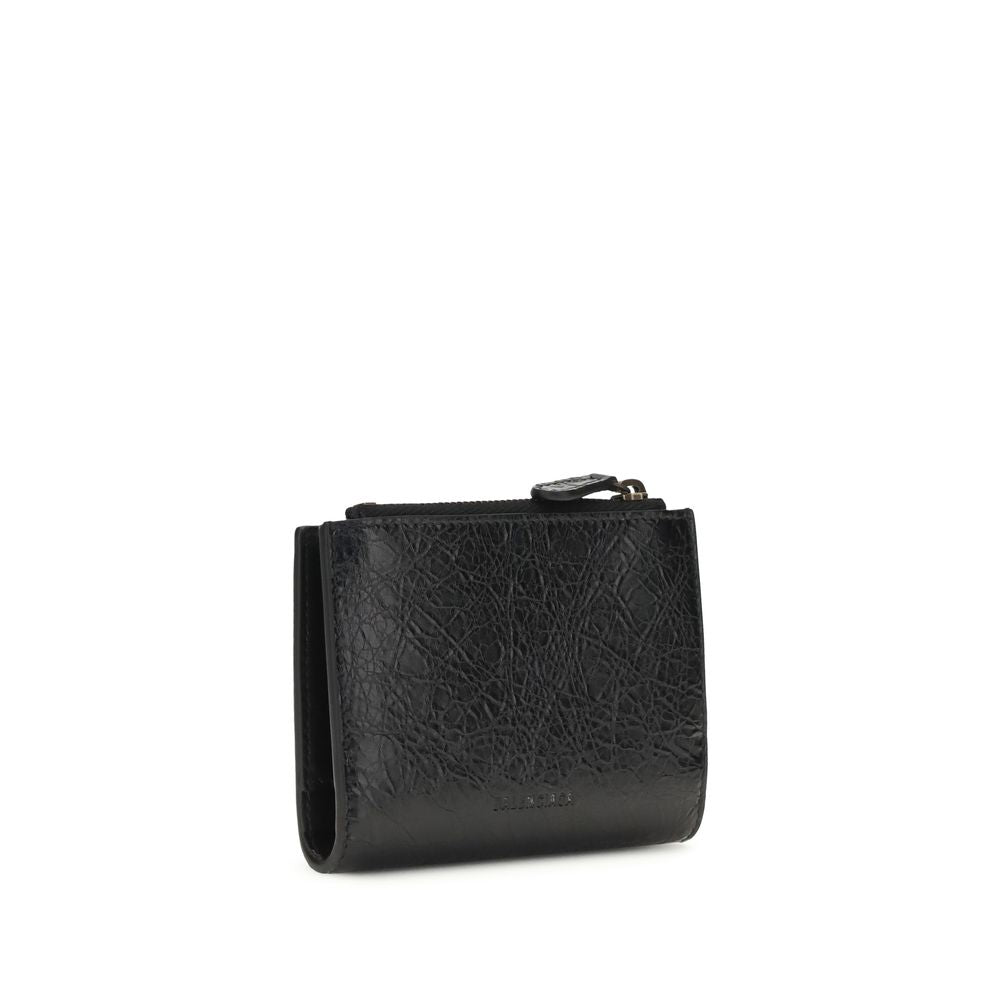 Balenciaga Black Lamb Ovis Aries Wallet