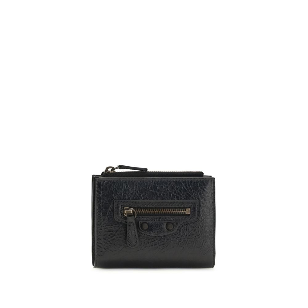 Balenciaga Black Lamb Ovis Aries Wallet