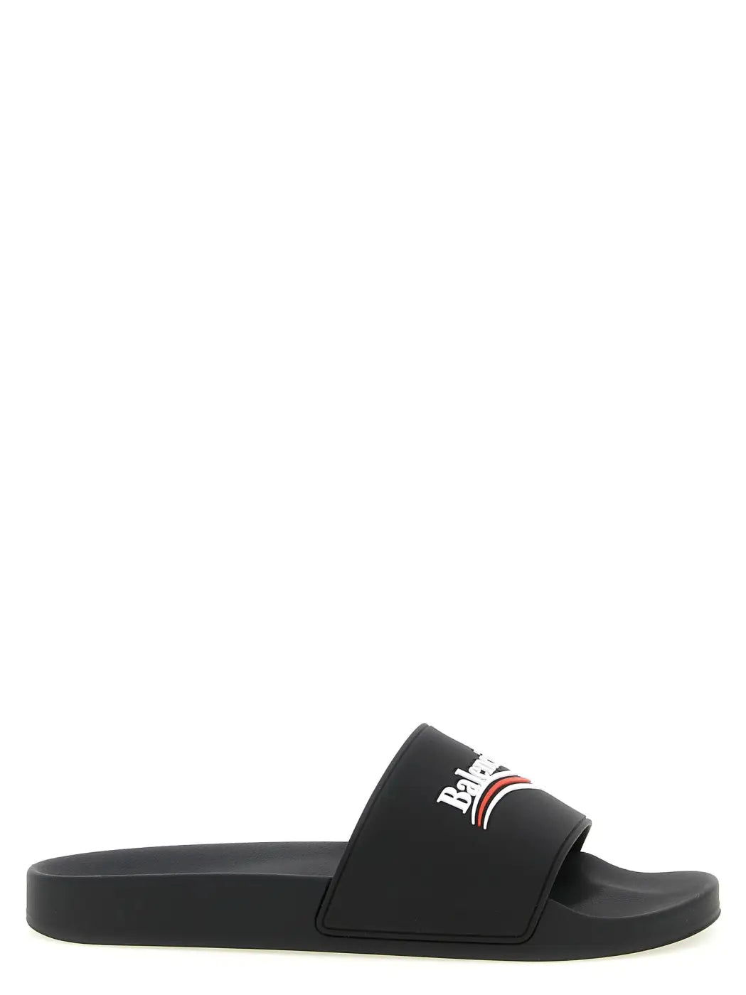 Balenciaga Black Plastic Slides